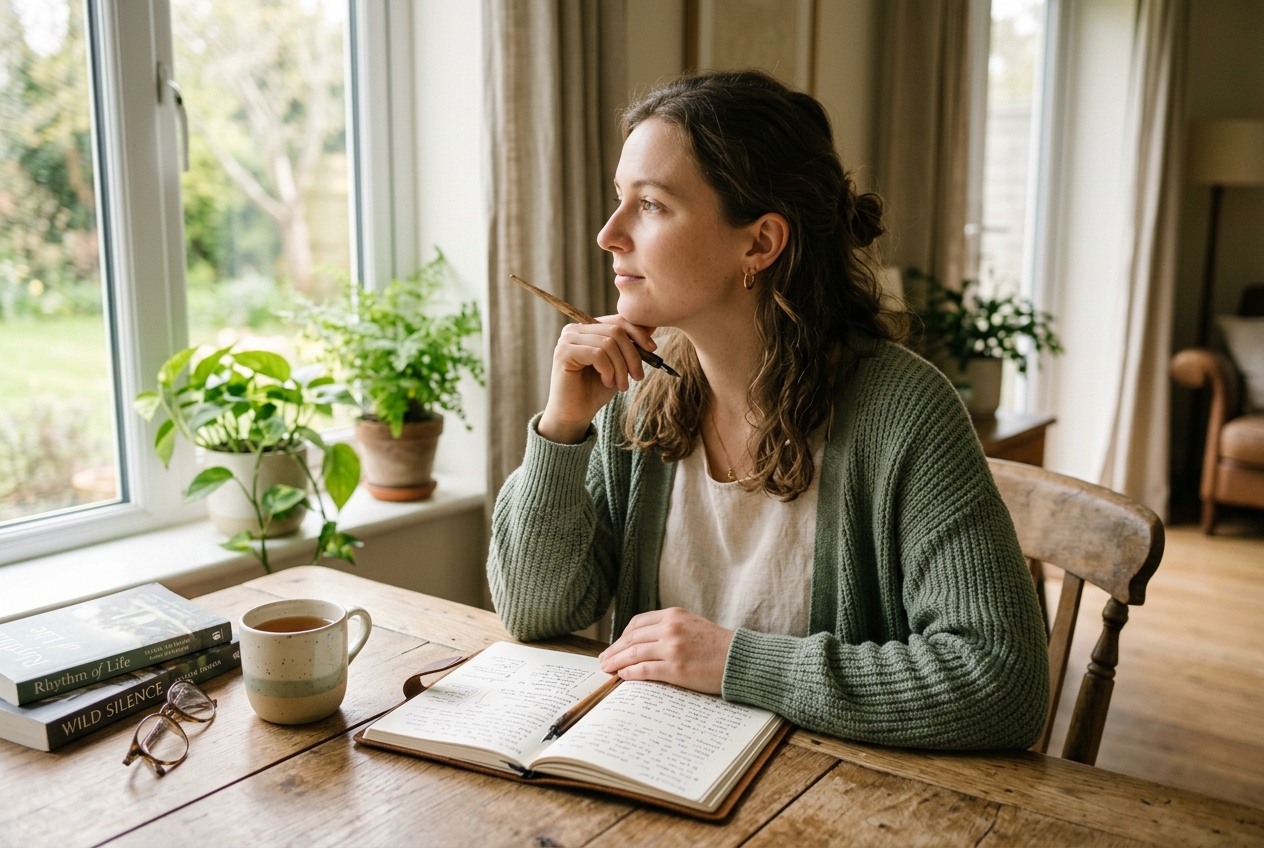 journaling to process feeling behind and figure out life direction