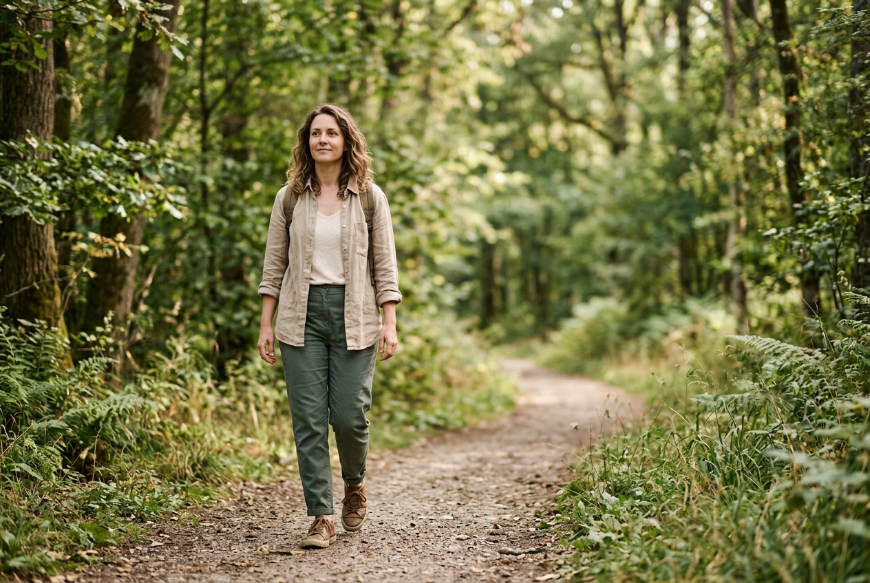 mindful walking technique for people who struggle to sit still